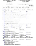 Đề thi thử tốt nghiệp THPT môn Hóa học năm 2022-2023 có đáp án (Lần 3) - Trường THPT Lê Xoay, Vĩnh Phúc