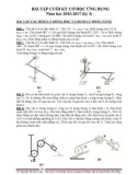 Bài tập cuối kỳ 1 Cơ học ứng dụng năm 2016-2017