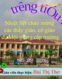 Giáo án tập đọc lớp 5 : Chuyện một khu vườn nhỏ