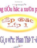 Giáo án điện tử tiểu học: Tập đọc lớp 1