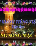 Slide bài Tập đọc: Dòng sông mặc áo - Tiếng việt 4 - GV.Lâm Ngọc Hoa