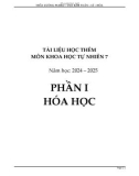 Tài liệu môn Khoa học tự nhiên lớp 7 học kì 1 năm 2024-2025