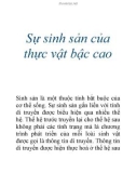 Sự sinh sản của thực vật bậc cao