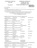 Đề thi học kì 1 môn Hóa học lớp 12 năm 2022-2023 - Sở GD&ĐT Bắc Ninh (Mã đề 204)