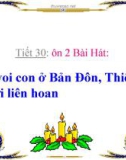 Bài giảng tiết Ôn hát: Chú voi con ở bản đôn - Âm nhạc 4 - GV: Hoàng Dung