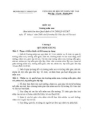 ĐIỀU LỆ Trường mầm non (Ban hành kèm theo Quyết định số 14 /2008/QĐ-BGDĐT ngày 07 tháng 4 năm 2008 của Bộ trưởng Bộ Giáo dục và Đào tạo)