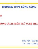 Bài giảng Ngữ văn 10: Phong cách ngôn ngữ nghệ thuật