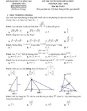 Đề thi tuyển sinh lớp 10 môn Toán năm 2021-2022 có đáp án - Sở GD&ĐT Phú Yên