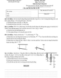 Đề thi học kì 1 môn Vật lý lớp 10 (chuyên) năm 2023-2024 có đáp án - Trường THPT Chuyên Bắc Giang