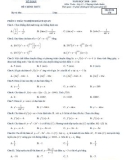 Đề kiểm tra 1 tiết Đại số Giải tích 11 chương 5 năm 2018-2019 có đáp án - Trường THPT Phan Chu Trinh