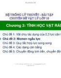 Bài giảng Chuyên đề Vật lý 10 - Chương 3: Chủ đề 2 (Slide)