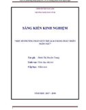 Sáng kiến kinh nghiệm Mầm non: Một số phương pháp giúp trẻ 24-36 tháng phát triển ngôn ngữ