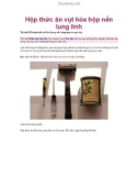 Hộp thức ăn vụt hóa hộp nến lung linh