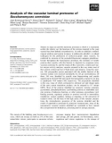 Báo cáo khoa học: Analysis of the vacuolar luminal proteome of Saccharomyces cerevisiae