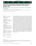 Báo cáo khoa học: An ecdysteroid-inducible insulin-like growth factor-like peptide regulates adult development of the silkmoth Bombyx mori