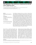 Báo cáo khoa học: The regulation of the endosomal compartment by p53 the tumor suppressor gene