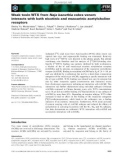 Báo cáo khoa học: Weak toxin WTX from Naja kaouthia cobra venom interacts with both nicotinic and muscarinic acetylcholine receptors