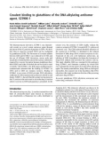 Báo cáo khoa học: Covalent binding to glutathione of the DNA-alkylating antitumor agent, S23906-1