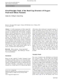 Báo cáo hóa học: First-Principles Study of the Band Gap Structure of OxygenPassivated Silicon Nanonets