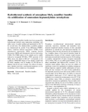 Báo cáo hóa học: Hydrothermal synthesis of amorphous MoS2 nanoﬁber bundles via acidiﬁcation of ammonium heptamolybdate tetrahydrate