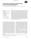 Báo cáo khoa học: Peroxiredoxin II functions as a signal terminator for H2O2-activated phospholipase D1