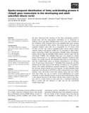 Báo cáo khoa học: Spatio-temporal distribution of fatty acid-binding protein 6 (fabp6) gene transcripts in the developing and adult zebraﬁsh (Danio rerio)