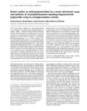 Báo cáo khoa học: Kinetic studies on endo-b-galactosidase by a novel colorimetric assay and synthesis of N -acetyllactosamine-repeating oligosaccharide b-glycosides using its transglycosylation activity