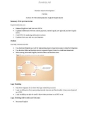 Lecture note Business system development - Lecture 12: Structuring system logical requirements