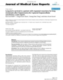 Báo cáo y học: Long-term survival in a patient with repeated resections for lung metastasis after hepatectomy for ruptured hepatocellular carcinoma: a case report