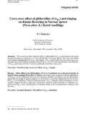 Báo cáo khoa học: Carry-over effect of gibberellins (GA and ringing ) 4/7 on female flowering in Norway spruce (Picea abies (L) Karst) seedlings