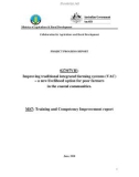 Báo cáo định kỳ: Improving traditional integrated farming systems (VAC) – a new livelihood option for poor farmers in the coastal communities (MS7)