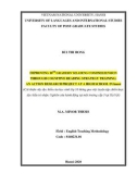 Master thesis English teaching methodology: Improving 10th graders' reading comprehension through cognitive reading strategy training - An action research project at a high school in Hanoi