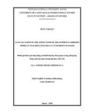 Master thesis English teaching methodology: An evaluation on the application of the flipped classroom model in teaching English at a university in Hanoi