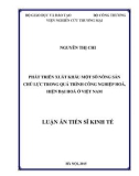 Luận án Tiến sĩ Kinh tế: Phát triển xuất khẩu một số nông sản chủ lực trong quá trình công nghiệp hoá, hiện đại hoá ở Việt Nam