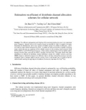 Báo cáo Estimation on efficient of distribute channel allocation schemes for cellular network 