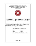 Khóa luận tốt nghiệp: Bong bóng bất động sản ở Mỹ giai đoạn 2001 - 3/ 2008 và bài học cho Việt Nam