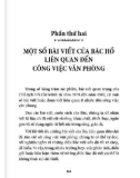 Ebook Bác Hồ với công việc văn phòng: Phần 2 - TS. Nghiêm Kỳ Hồng