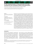 Báo cáo khoa học: In vitro characterization of Synechocystis CYP120A1 revealed the ﬁrst nonanimal retinoic acid hydroxylase