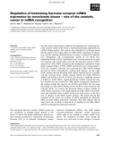 Báo cáo khoa học: Regulation of luteinizing hormone receptor mRNA expression by mevalonate kinase – role of the catalytic center in mRNA recognition