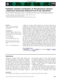 Báo cáo khoa học: Catalytic reaction mechanism of Pseudomonas stutzeri L-rhamnose isomerase deduced from X-ray structures