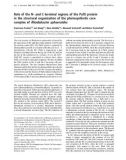 Báo cáo khoa học: Role of the N- and C-terminal regions of the PufX protein in the structural organization of the photosynthetic core complex of Rhodobacter sphaeroides