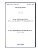 Luận án tiến sĩ Quan hệ Quốc tế: Sự chuyển dịch quyền lực trong quan hệ quốc tế từ năm 2001 đến nay