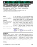 Báo cáo khoa học: Functional and small-angle X-ray scattering studies of a new stationary phase survival protein E (SurE) from Xylella fastidiosa – evidence of allosteric behaviour