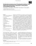 Báo cáo khoa học: Octaketide-producing type III polyketide synthase from Hypericum perforatum is expressed in dark glands accumulating hypericins