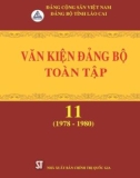 Ebook Văn kiện Đảng bộ toàn tập tỉnh Lào Cai - Tập 11 (1978 -1980): Phần 1