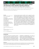 Báo cáo khoa học: Changes in microRNAs associated with hepatic stellate cell activation status identify signaling pathways