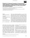 Báo cáo khoa học: Prediction of rotational orientation of transmembrane helical segments of integral membrane proteins using new environment-based propensities for amino acids derived from structural analyses