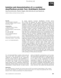 Báo cáo khoa học: Isolation and characterization of a D-cysteine desulfhydrase protein from Arabidopsis thaliana