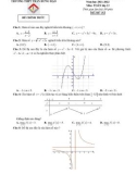 Đề thi giữa học kì 1 môn Toán lớp 12 năm 2021-2022 - Trường THPT Trần Hưng Đạo (Mã đề 132)