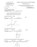 Đề thi giữa học kì 2 môn Toán lớp 10 năm 2022-2023 có đáp án - Trường THPT Duy Tân, Kon Tum (Đề 1)